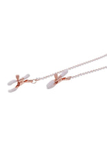 Load image into Gallery viewer, Sex and Miscielf Peaches 'N Creame Collar with Nipple Clamps