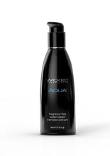 Load image into Gallery viewer, Wicked Aqua Water Based Lubricant Fragrance Free