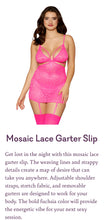 Load image into Gallery viewer, Mosaic Lace Garter Slip
