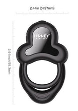 Load image into Gallery viewer, Anello App Control Vibrating Silicone Rechargeable Cock Ring with Clitoral Stimulator
