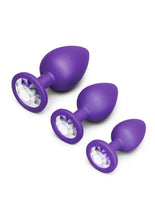 Load image into Gallery viewer, Jewel Butties Bundle Silicone Anal Plug
