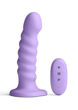 Load image into Gallery viewer, Colours Ribbed Rechargeable Silicone Vibrating Dildo with Remote Control

