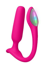 Load image into Gallery viewer, App Compatible Silicone Vibrating Light Up Anal Plug
