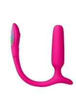 Load image into Gallery viewer, App Compatible Silicone Vibrating Light Up Anal Plug
