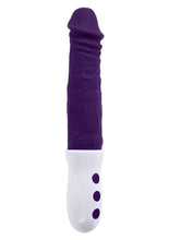 Load image into Gallery viewer, Plum Thrust Rechargeable Silicone Dildo

