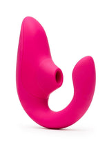 Load image into Gallery viewer, The Curve Silicone Vibrator with Clitoral Stimulator
