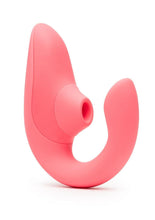 Load image into Gallery viewer, The Curve Silicone Vibrator with Clitoral Stimulator
