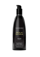Load image into Gallery viewer, Wicked Aqua Water Based Sensitive Hypoallergenic Lubricant
